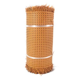 Plastic Rattan Material Rattan Webbing Coffee Color