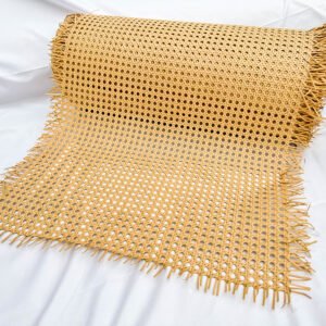 UV-resistant plastic rattan webbing imitation cyan color