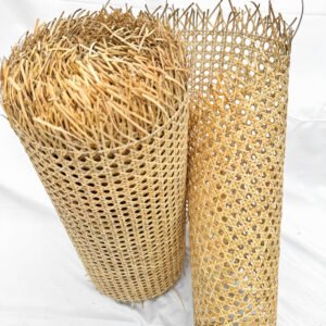 Natural rattan open weaving roll